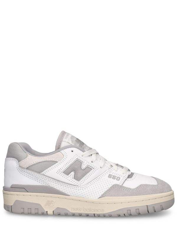 New Balance 550 Sneakers White/Grey Garmentory