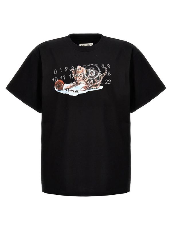 TATA Re-make Nylon P/O SHIRT Black サイズ2 AICON Printed T-shirt Black / TXA-TENGA by Artist-
