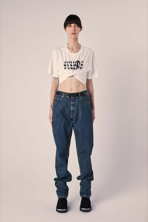 【関税＆送料込み】Mm6 Maison Margiela Straight Jeans With MM6 Maison Margiela high-rise straight-leg jeans | Eraldo.com US