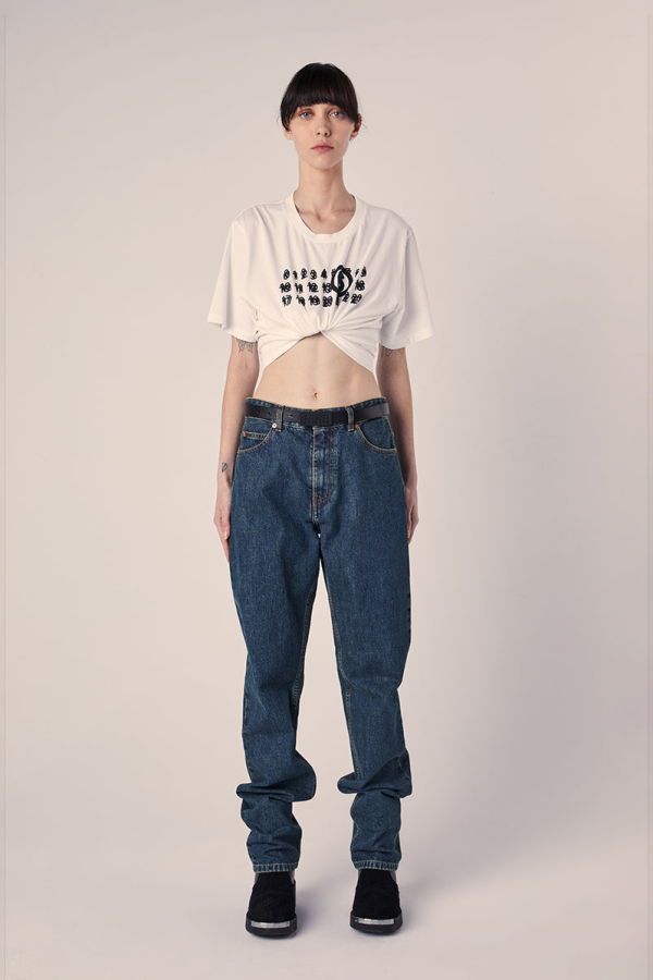 MM6 Maison Margiela Mid-rise Straight-leg Denim