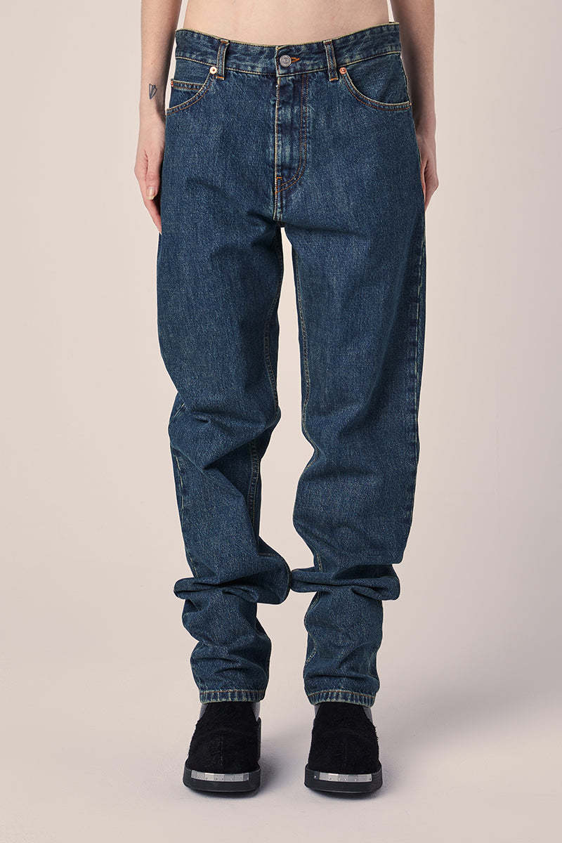 MM6 Maison Margiela Mid-rise Straight-leg Denim | Garmentory