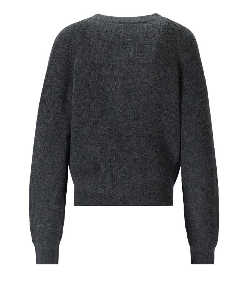 Ganni CARDIGAN - DARK GREY | Garmentory