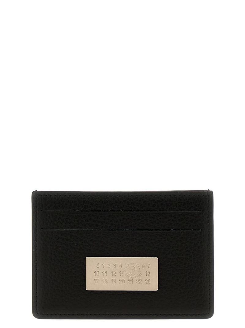 MM6 Maison Margiela Numeric signature card holder - Black