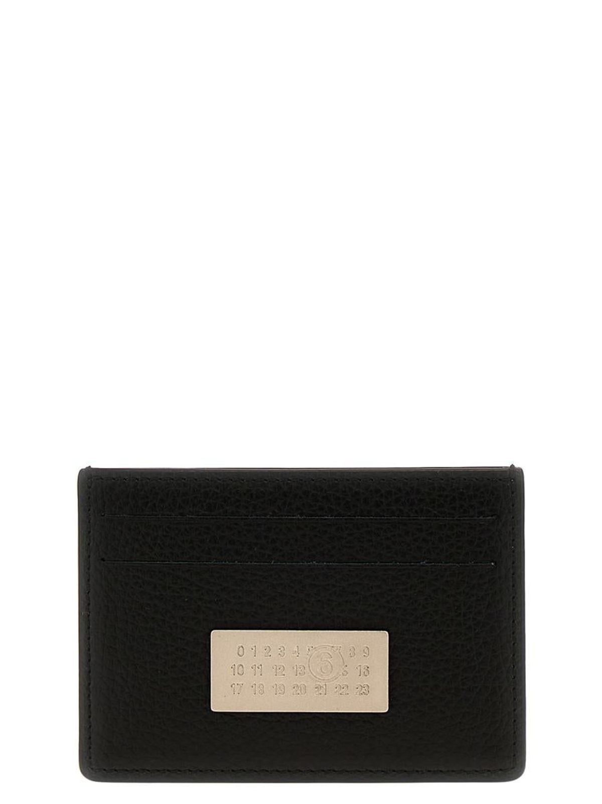 MM6 Maison Margiela Numeric signature card holder - Black