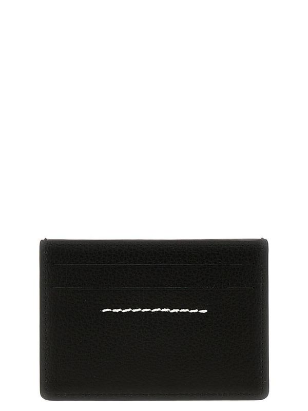 MM6 Maison Margiela Numeric signature card holder - Black