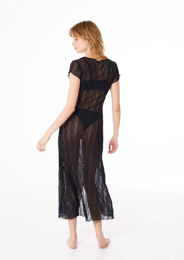 knee length dresses for ladies Butterfly Mesh Dress – Vamp Boutique main image 0