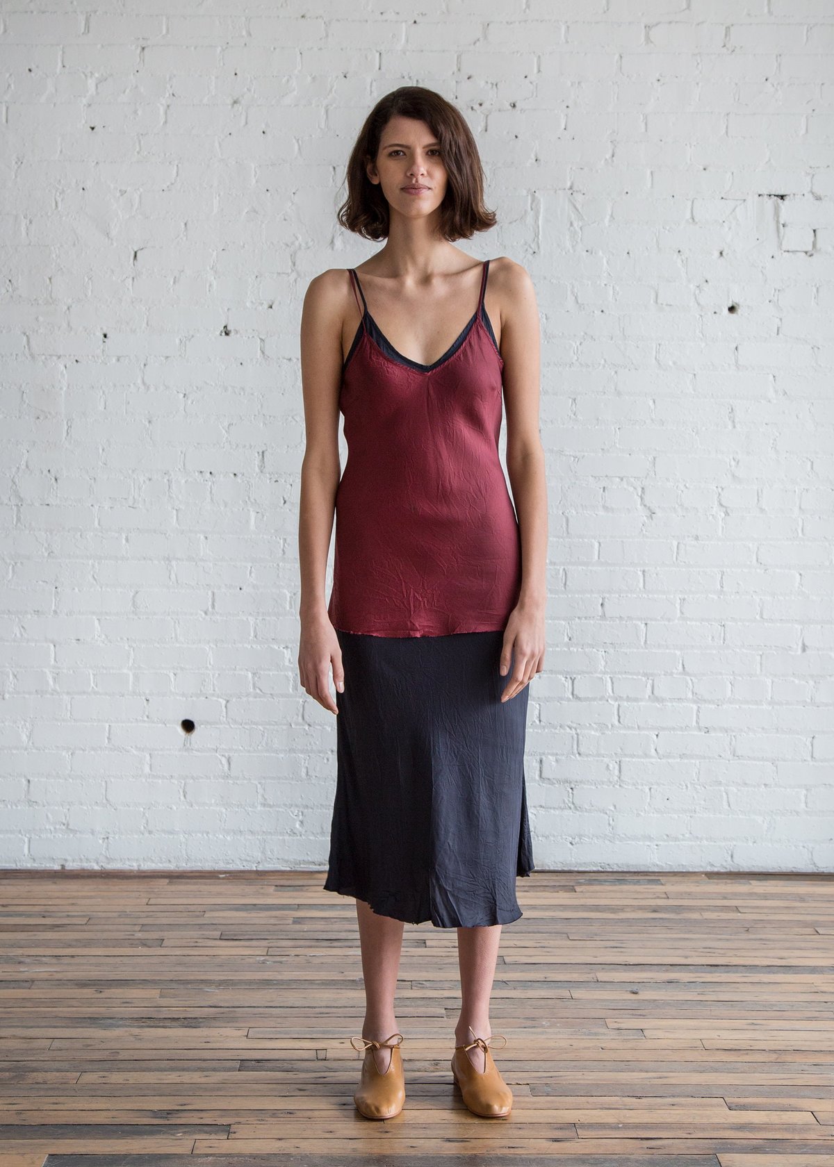 Organic by John Patrick Bias Camisole - Begonia - Image 1 of 7