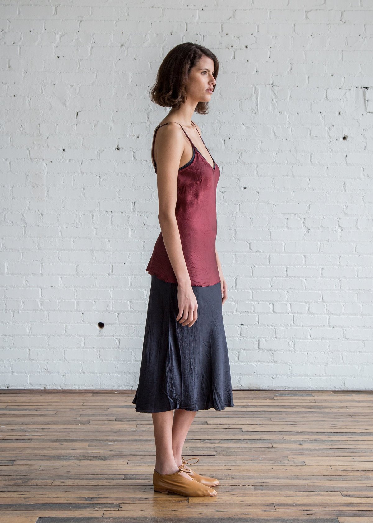 Organic by John Patrick Bias Camisole - Begonia - Image 2 of 7