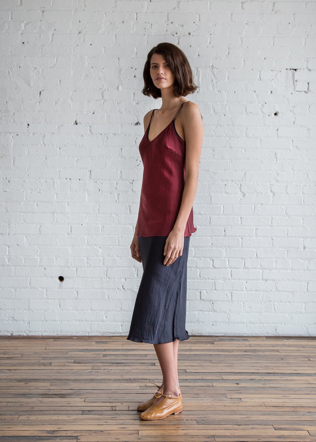 Organic by John Patrick Bias Camisole - Begonia - Image 5 of 7