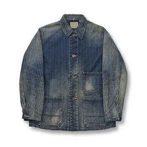 Full Count Chore Jacket - Indigo Wabash Stripe | Garmentory