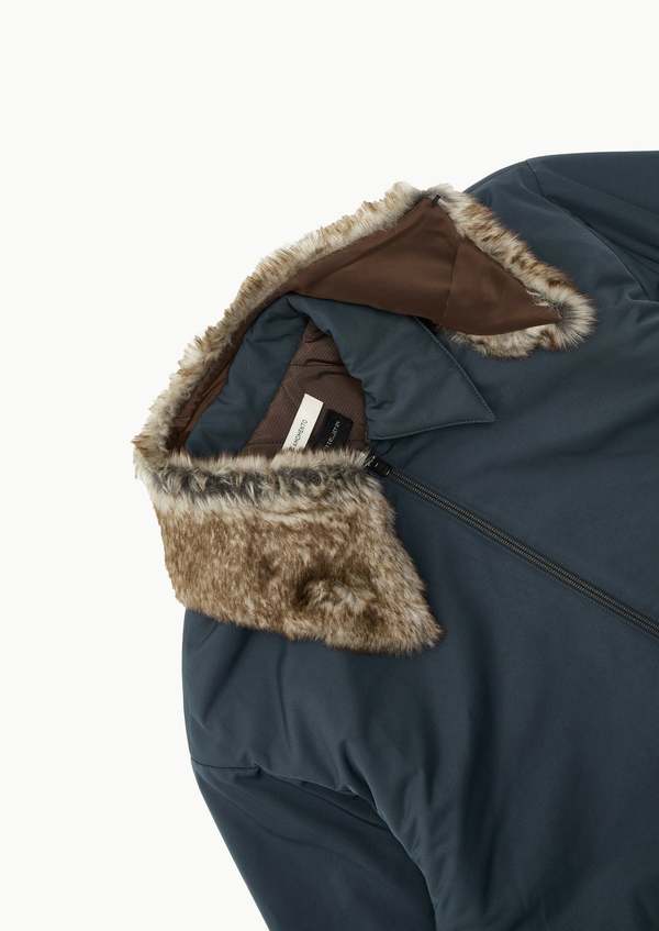 【AMOMENTO】24fw QUILTED REVERSIBLE PADDED JUMPER Quilted Reversible Padded Jumper in Black