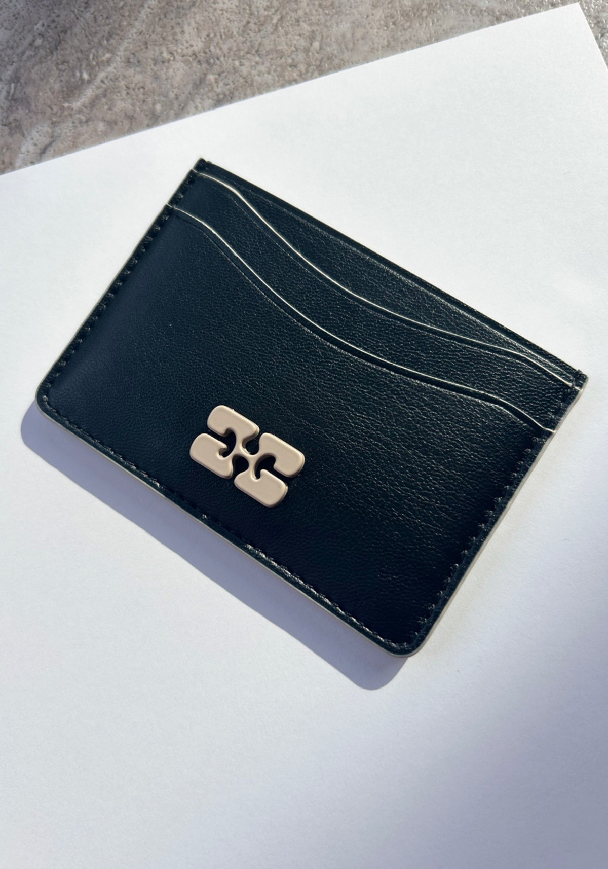 Ganni-Bou-Card-Holder---Black-