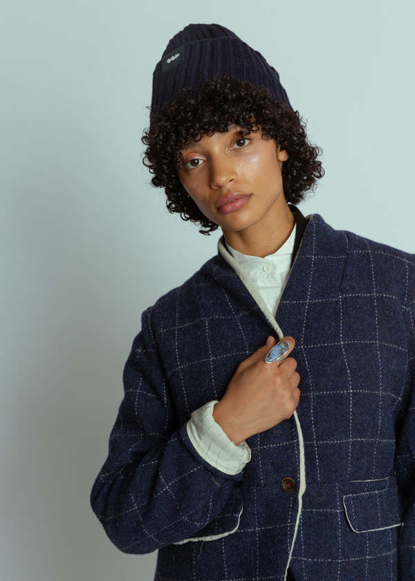 H+ Hannoh Wessel Harris Tweed Veronica Jacket - Blue | Garmentory