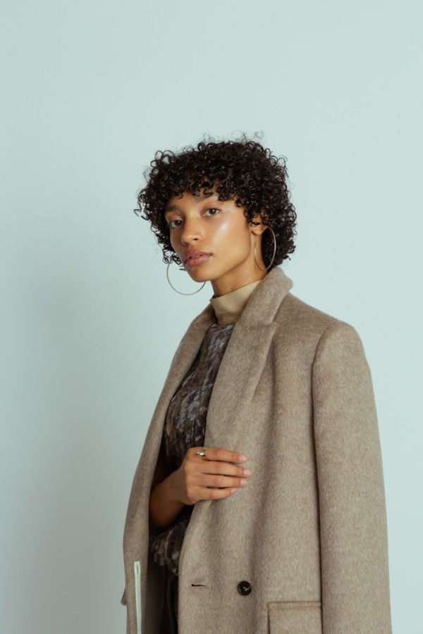 Tela Tancredi Coat - Nude