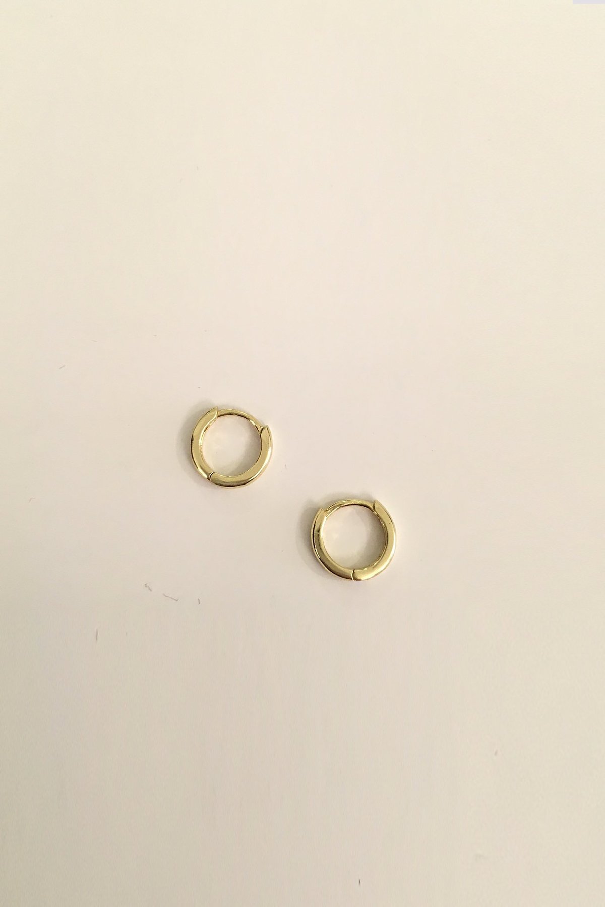 Roucha 14K Tiny Hoops - Image 1 of 2