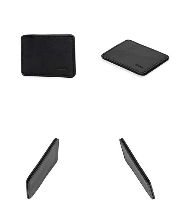 R1S1 Mini 1-Pocket 2-Slot Wallet (68mm) - Black R1S1 Mini 1-Pocket 2-Slot Wallet (68mm) - Black