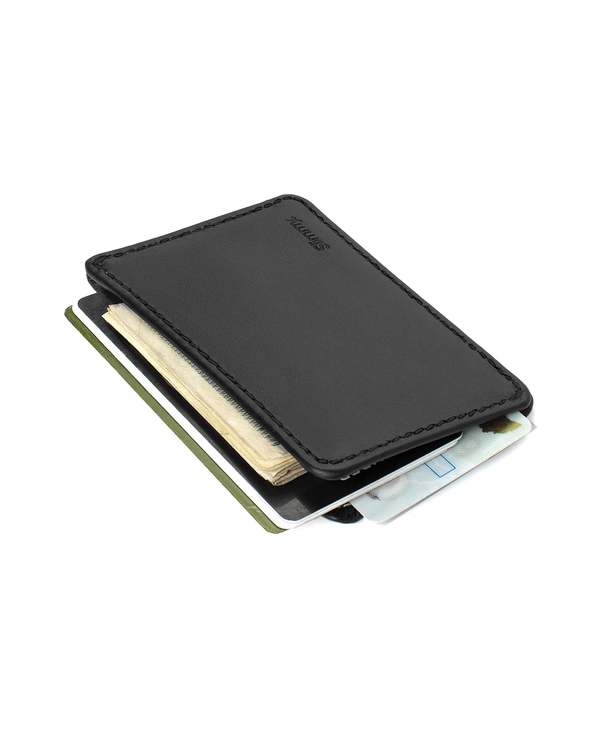 R1S1 Mini 1-Pocket 2-Slot Wallet (68mm) - Black R1S1 Mini 1-Pocket 2-Slot Wallet (68mm) - Black