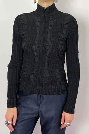 Peplum Yoshiki Hishinuma Zip Up | Garmentory