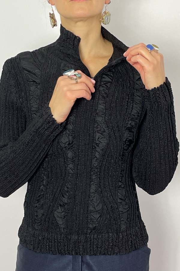 Peplum Yoshiki Hishinuma Zip Up | Garmentory