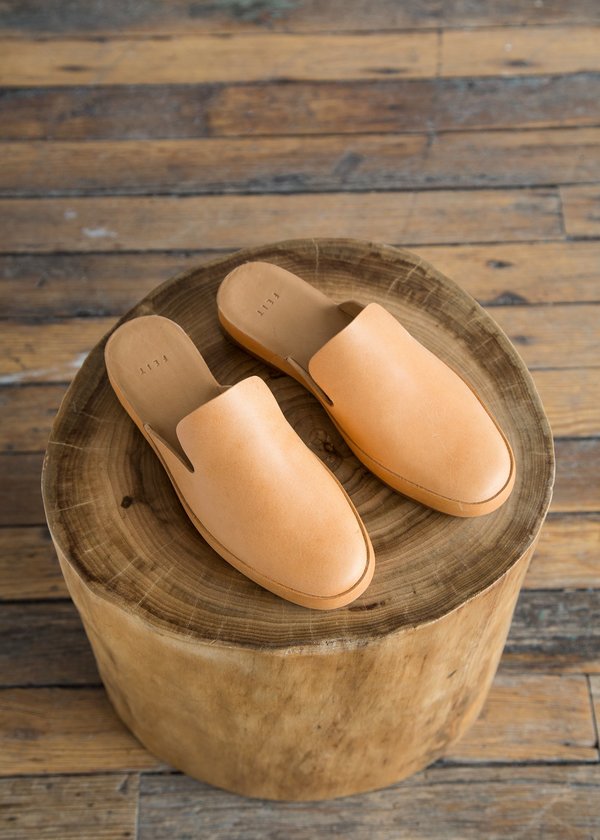 Feit Hand Sewn Mule - Natural | Garmentory