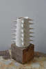 OWO Ceramics Spikes White Decorative Vase VI - Thumbnail 4