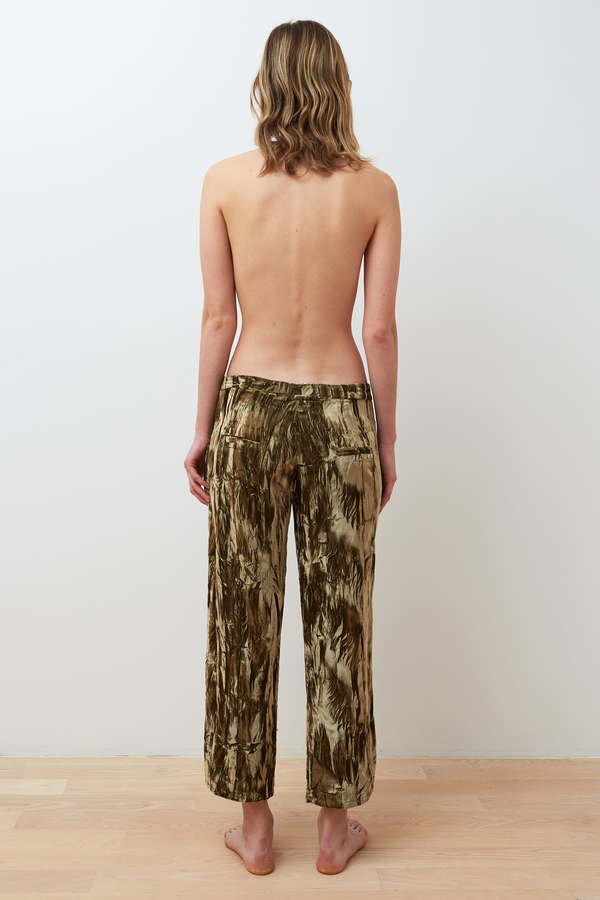 Collina Strada Interrupted Pant - Army Velvet | Garmentory Collina Strada Interrupted Pant - Army Velvet | Garmentory