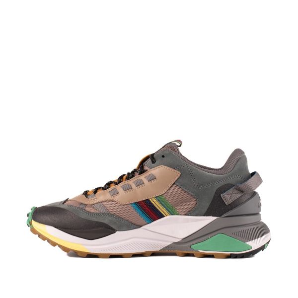 スニーカー Paul Smith Sneakers Men's Black Leather 'Signature Stripe' 'Fermi' Sneakers