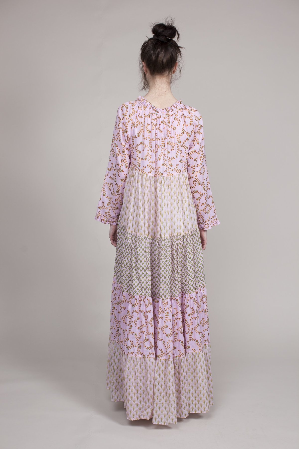 cream and navy polka dot dress Navy/ Sleeveless Maternity Maxi Designed with a flattering Aria 3D Floral Corset Colour:Orchid irlsale