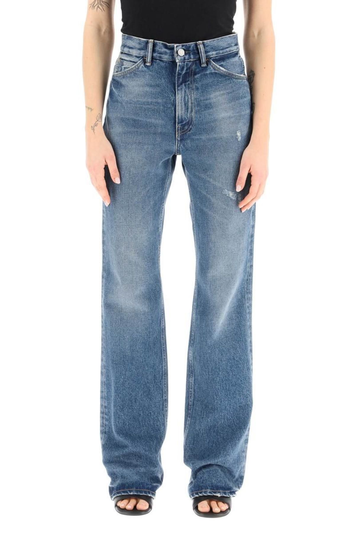 Acne Studios mid blue 1977 vintage jeans - Blue | Garmentory