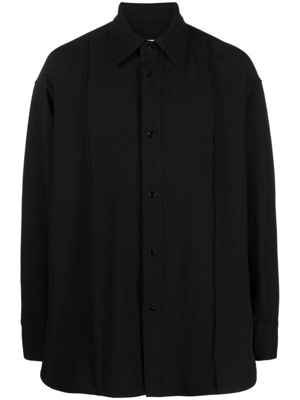 MM6 Maison Margiela LONG-SLEEVED SHIRT CLOTHING - Black | Garmentory