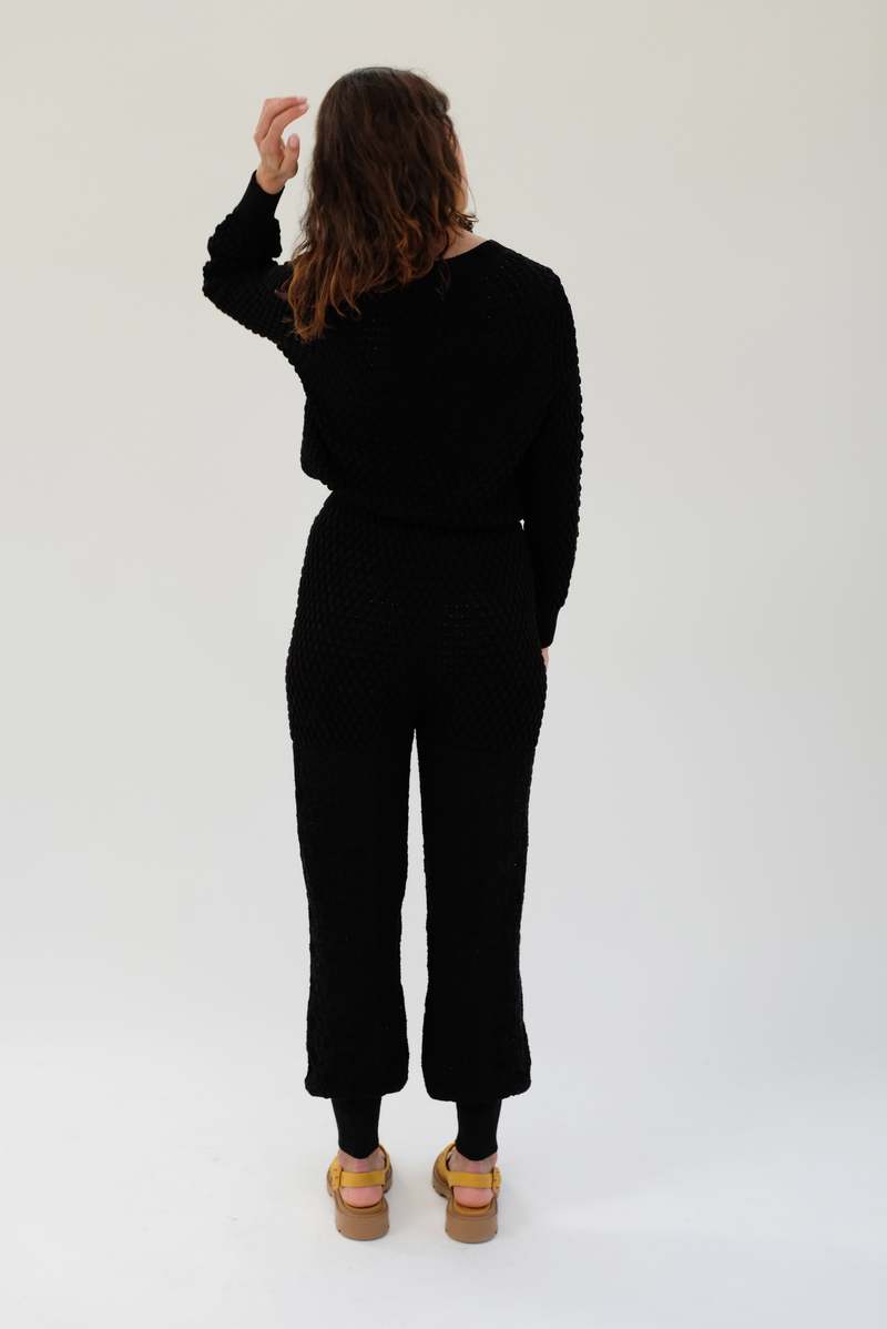 Beklina Pastiche Combo Pant - Black Beklina Pastiche Combo Pant - Black