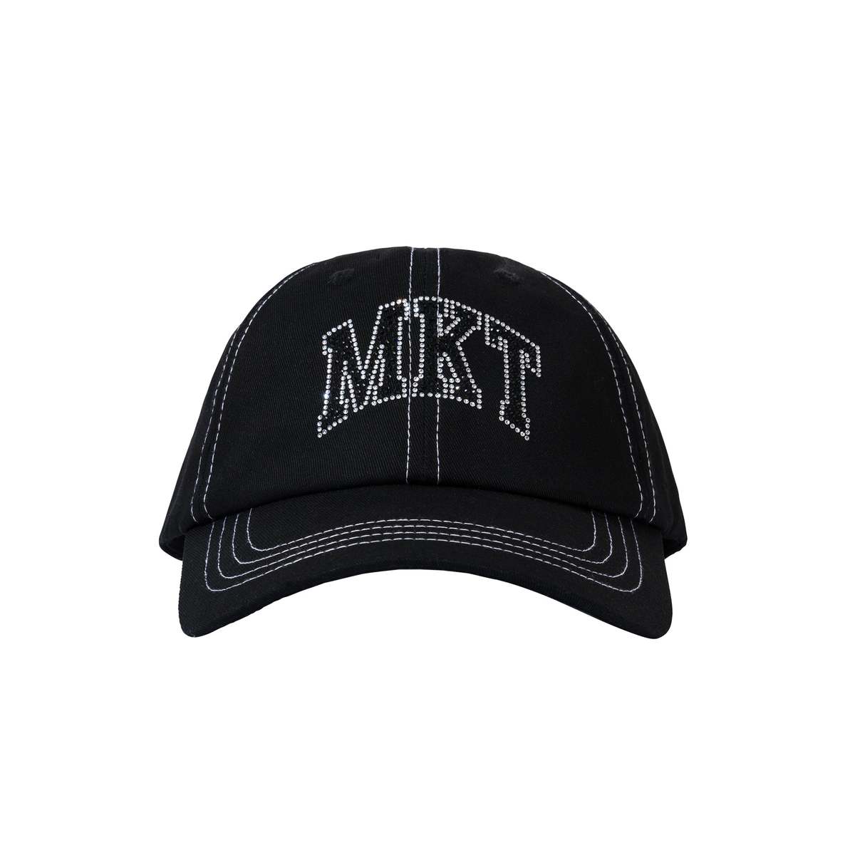 MARKET MKT RHINESTONE ARC 6 PANEL HAT - black | Garmentory display picture 2