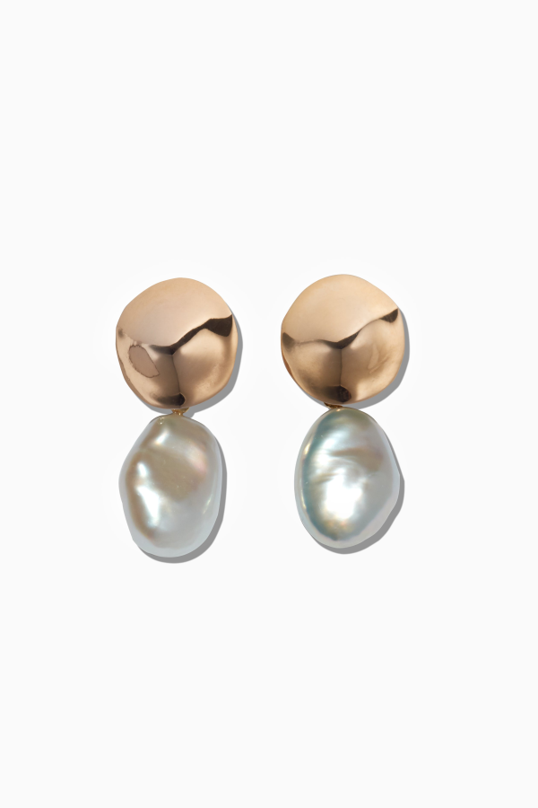 AGMES Small Elsa Earrings - Gold Vermeil