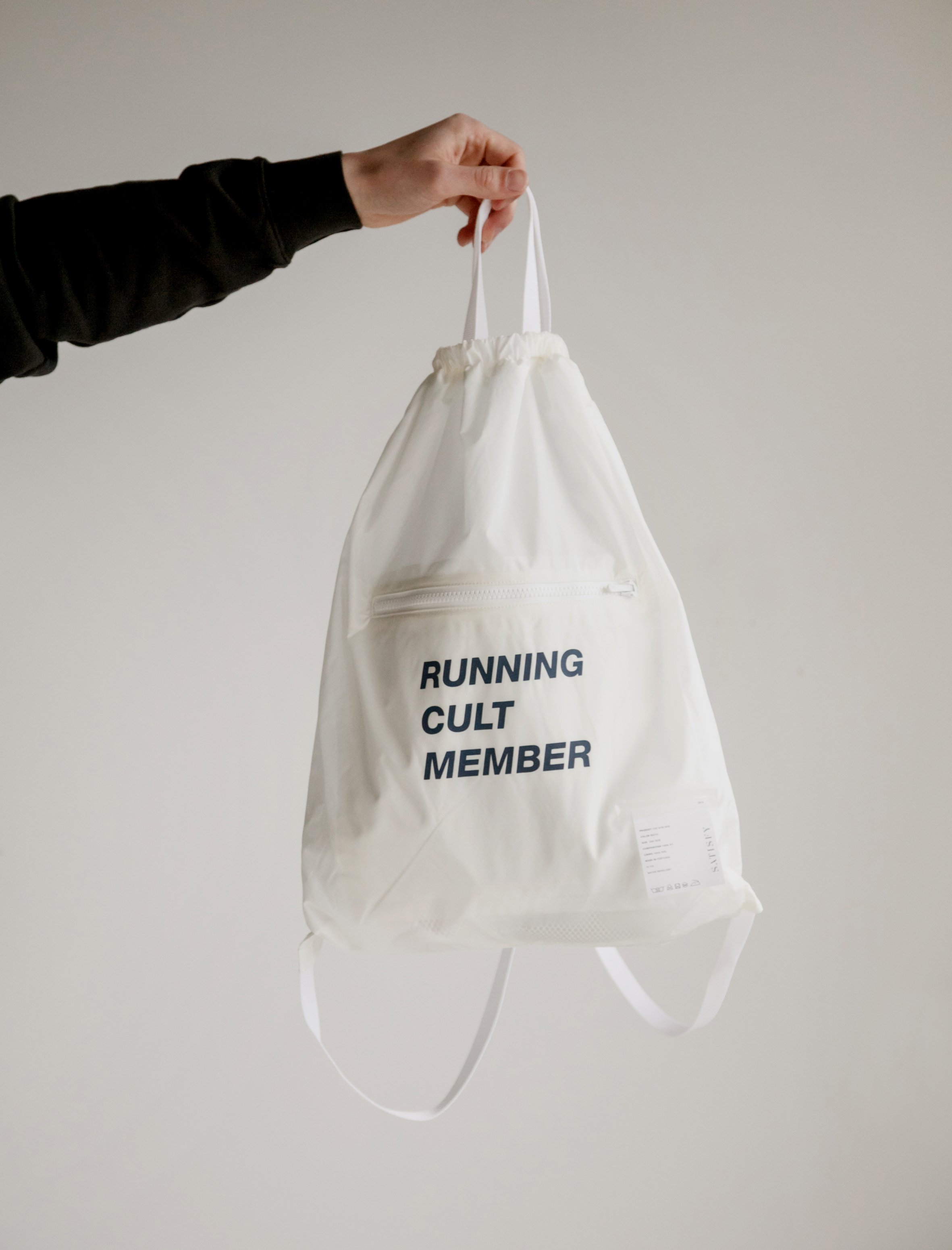 SATISFY Running tote bag グレー エコバッグ
