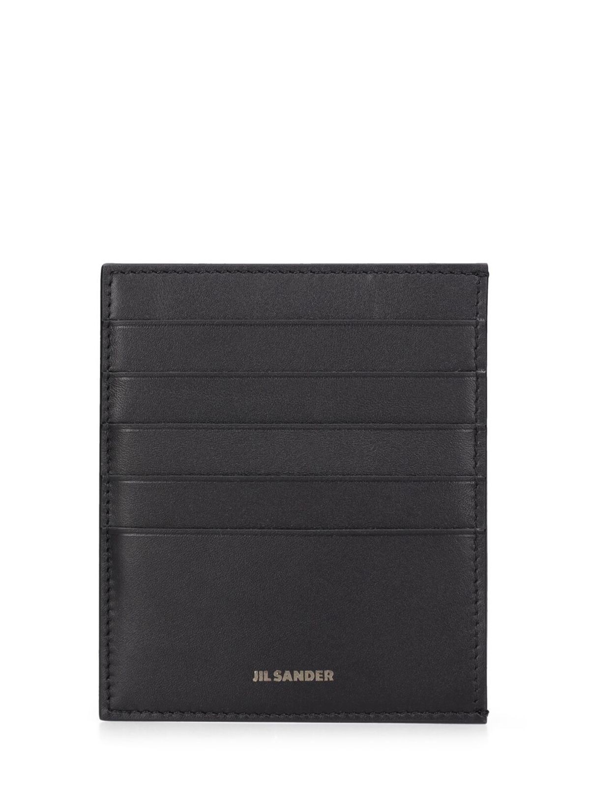 【JIL SANDER】Logo-decorated leather folded card holder MUSINSA | JIL SANDER Logo Decorated Leather Folded Card