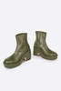 "INTENTIONALLY __________." MARIA BOOT - Green - Thumbnail 2