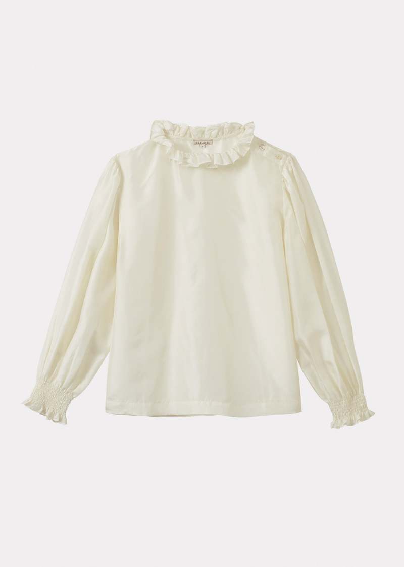 Caramel WOMAN NEWCASTLE BLOUSE - OFF WHITE