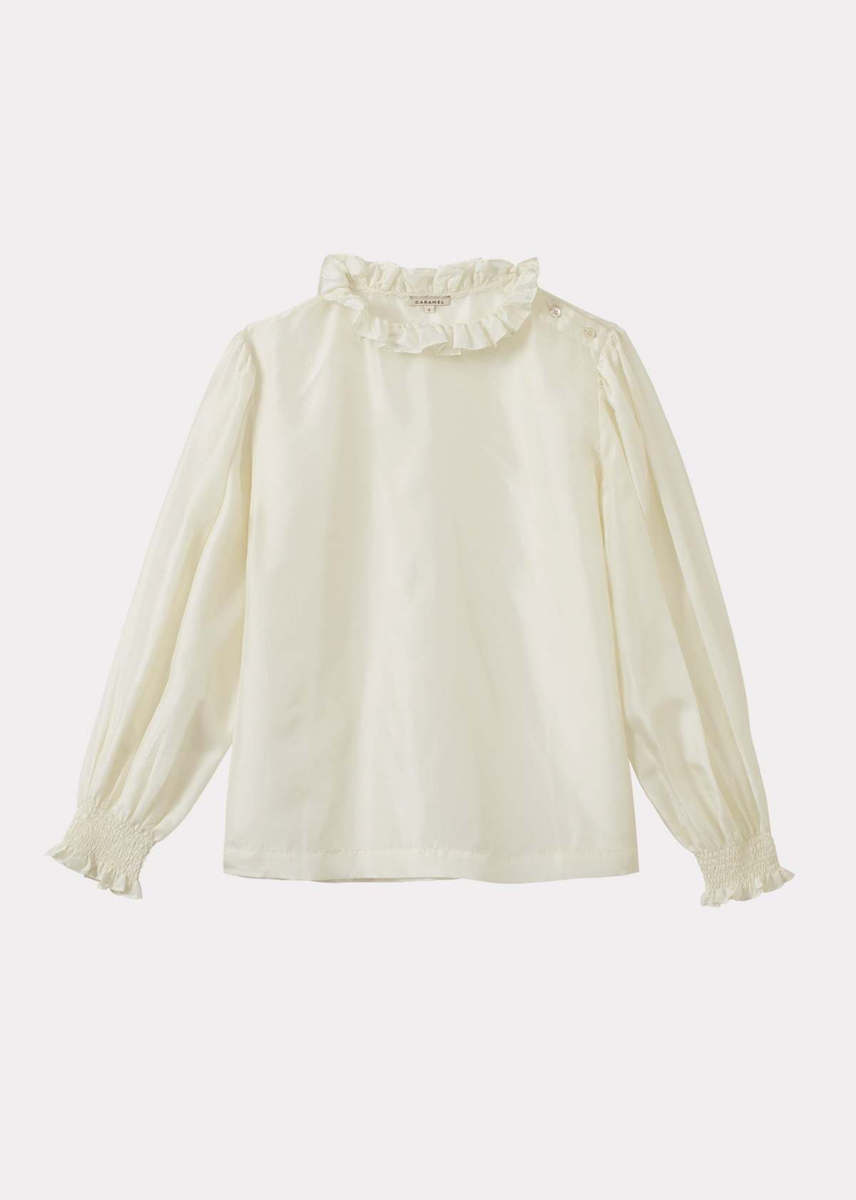 Caramel WOMAN NEWCASTLE BLOUSE - OFF WHITE - Image 3 of 5