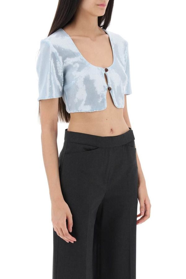 トップス GANNI tie dye tops recycled polyester Ganni Tie Top | eBay