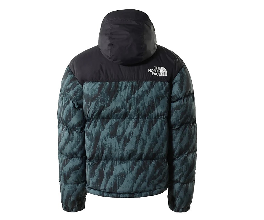 THE NORTH FACE Printed 1996 Retro Nuptse Jacket - Balsam Green