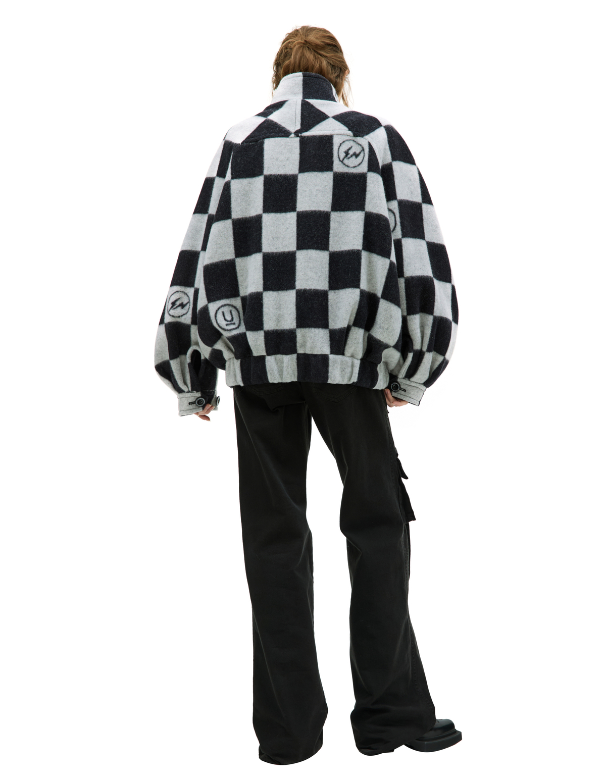 半額　UNDERCOVER x fragment design マフラー Undercover Undercover x Fragment design wool bomber jacket