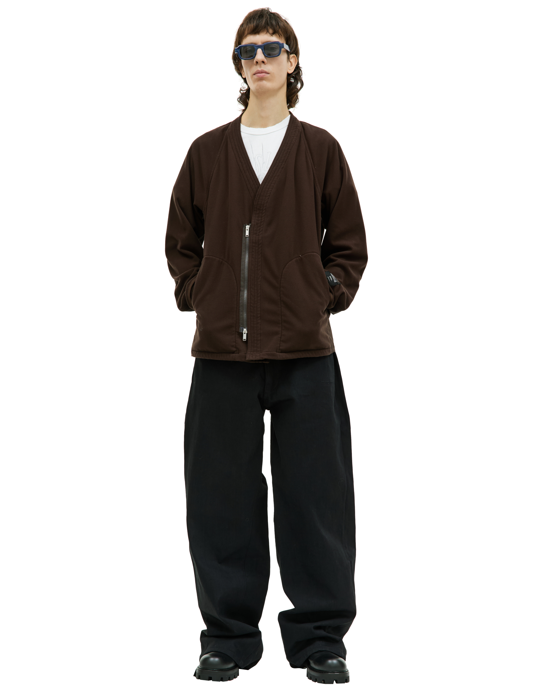 Undercover Undercover x nonnative Y-neck jacket - Brown