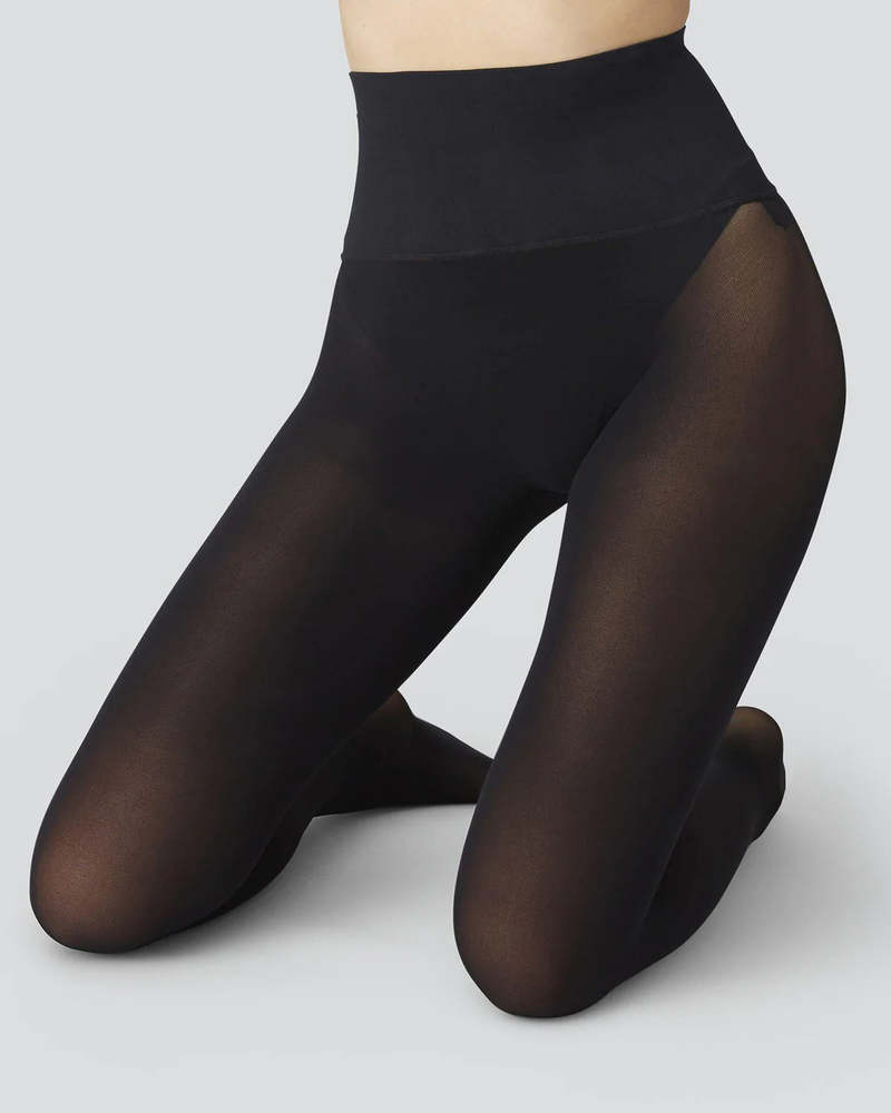 Swedish Stockings Hanna Premium Seamless Tights - Black