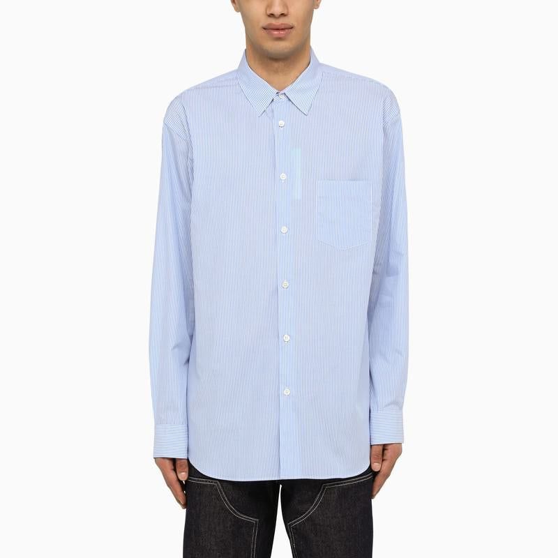Comme des Garons Shirt Striped poplin shirt | Garmentory