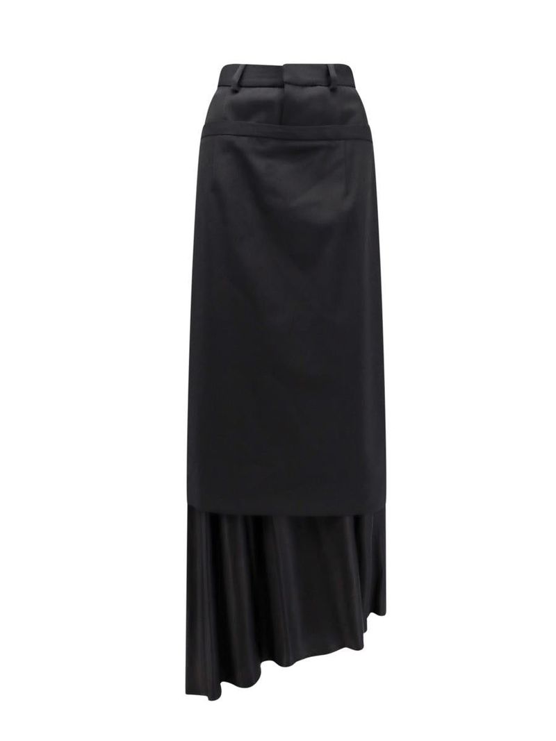 ワンピース MM6 MAISON MARGIELA Women Mid Skirts S52CT0786M20054900 Blac MM6 MAISON MARGIELA | Fluid Pleated Midi Skirt | Women