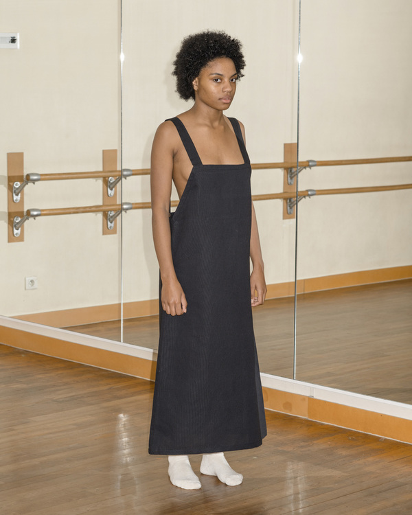 Baserange Duffy Overall Dress - Linen/Cotton | Garmentory