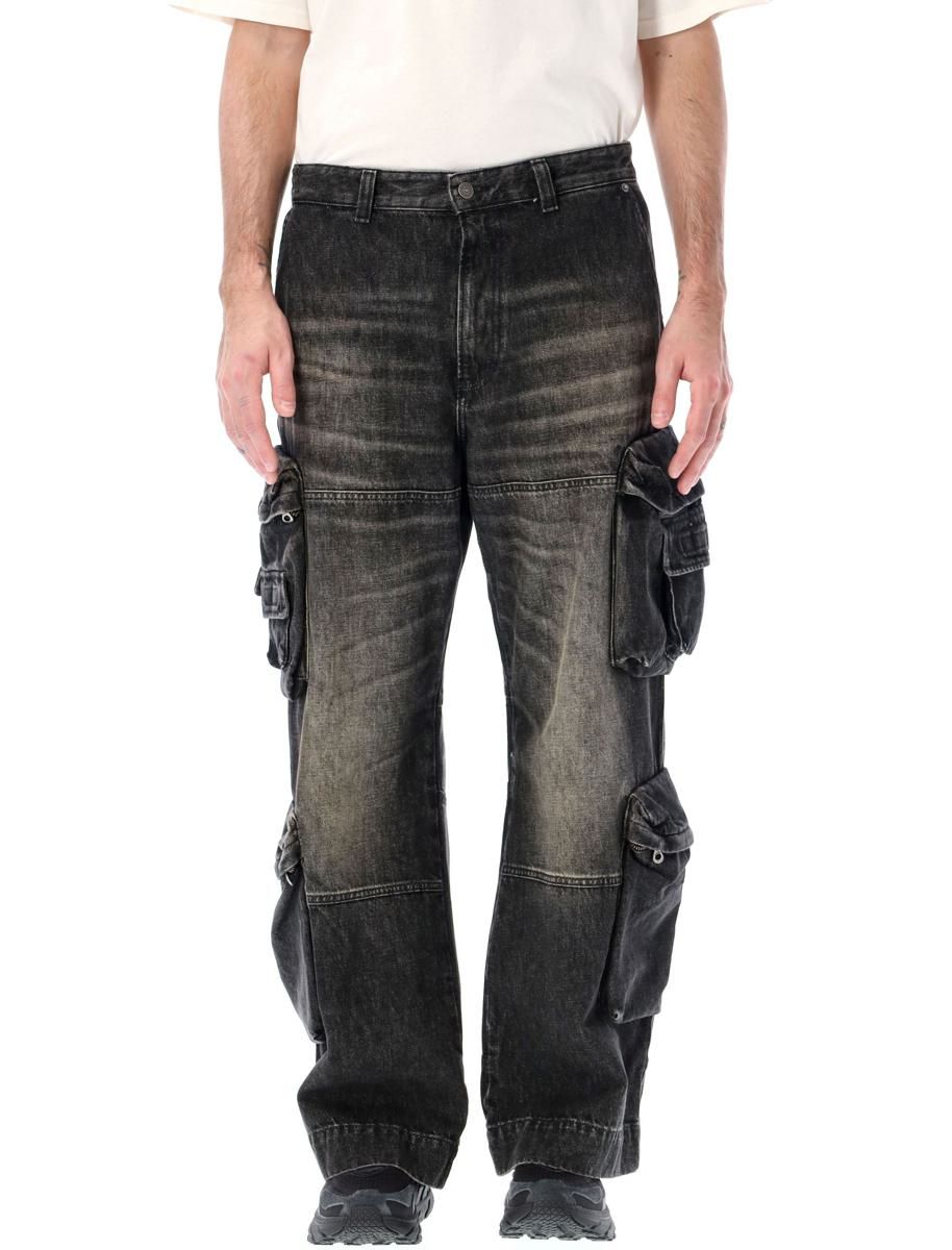 パンツ (DIESEL) Straight Jeans D-Fish Oghaa DIESEL Straight jeans D-Fish Oghaa - Black Wash | Garmentory