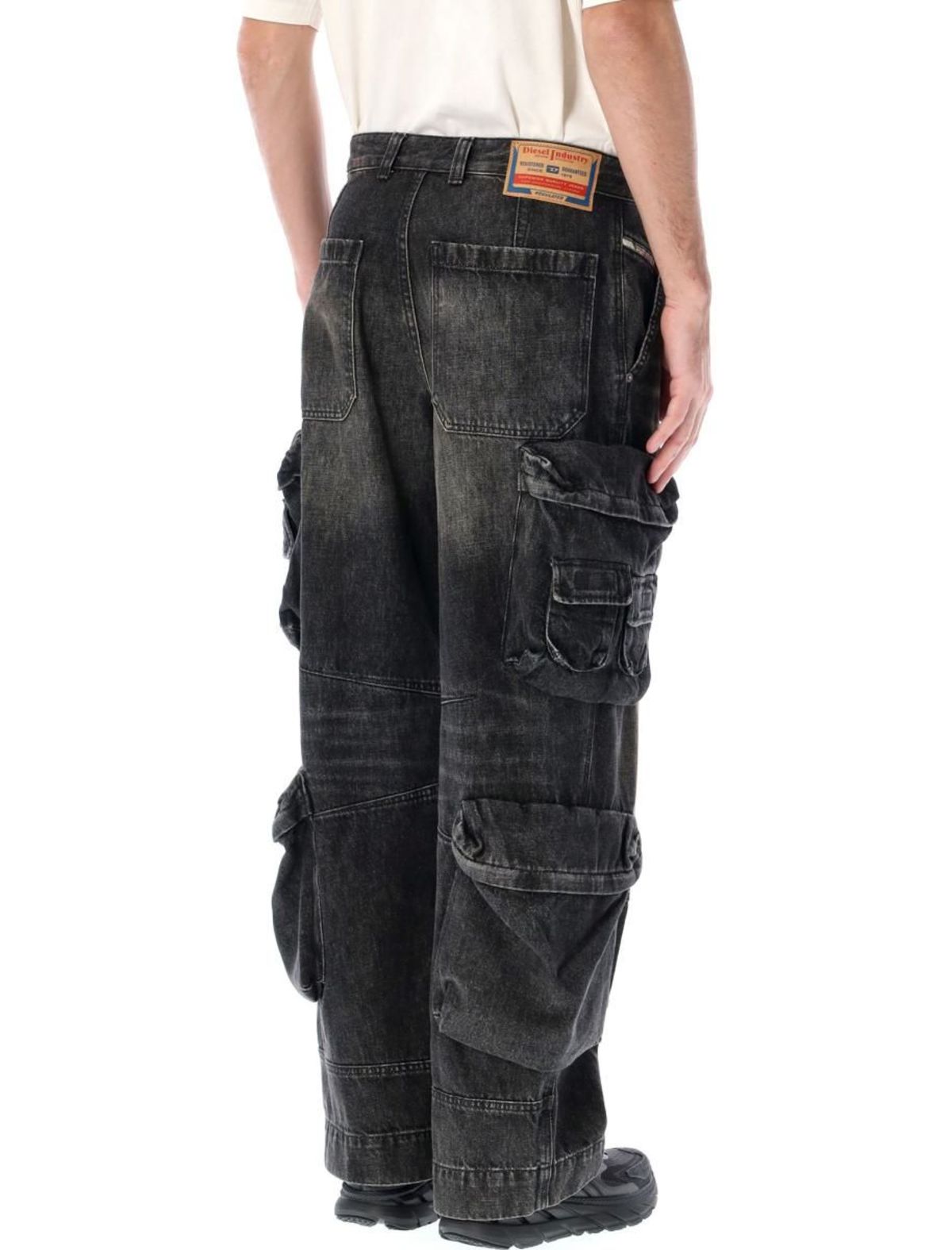 DIESEL Straight jeans D-Fish Oghaa - Black Wash | Garmentory