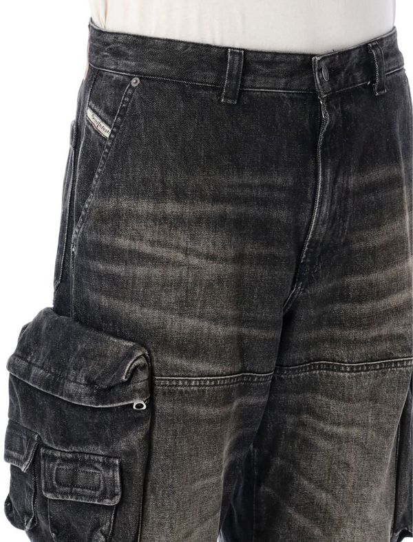 パンツ (DIESEL) Straight Jeans D-Fish Oghaa DIESEL Straight jeans D-Fish Oghaa - Black Wash | Garmentory