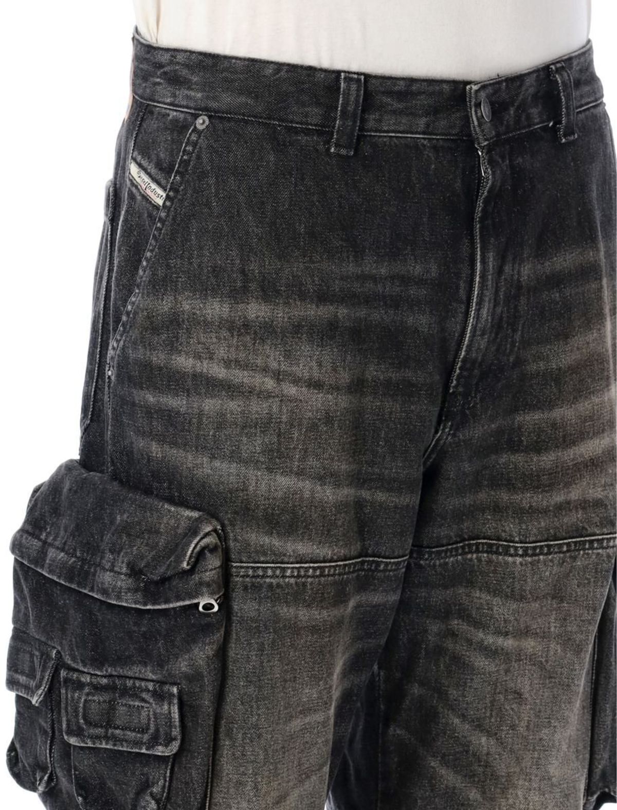 パンツ DIESEL Straight Jeans D-Fish Oghaa DIESEL Straight jeans D-Fish Oghaa - Black Wash | Garmentory